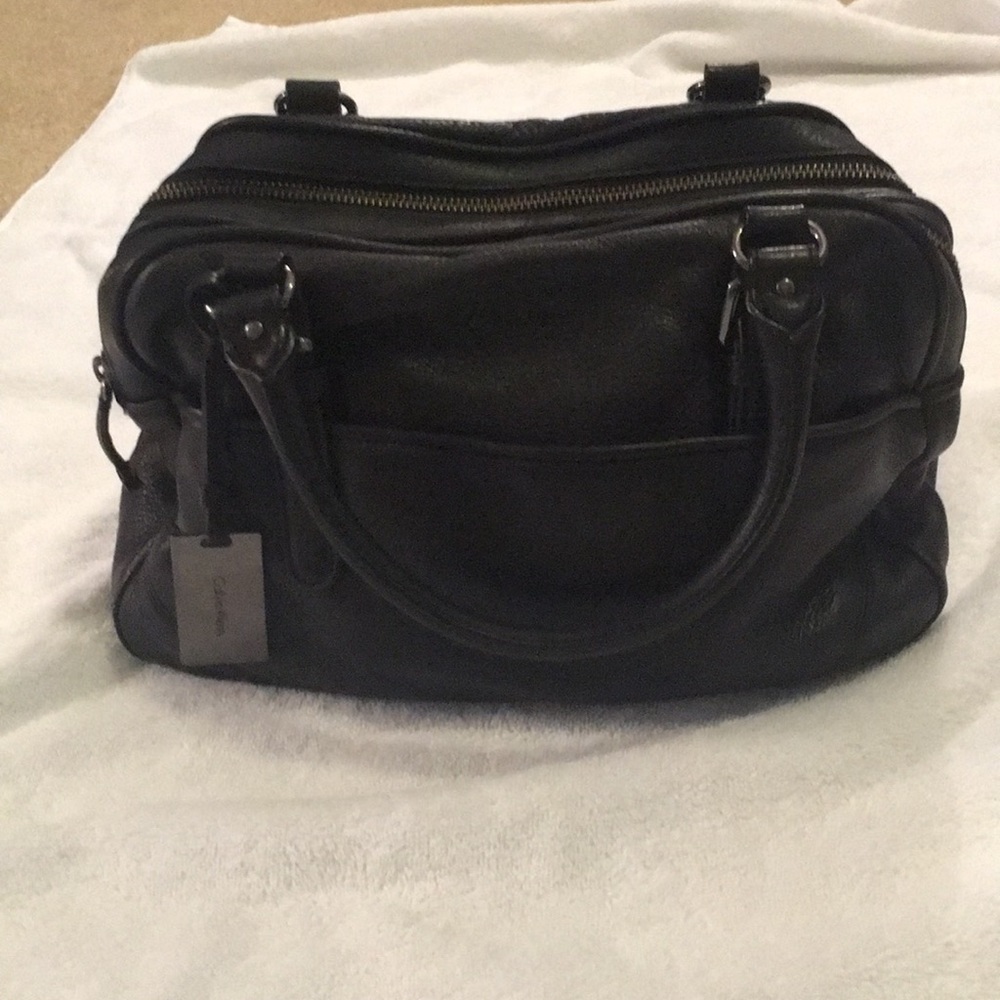 Calvin Klein Soft Leather Handbag